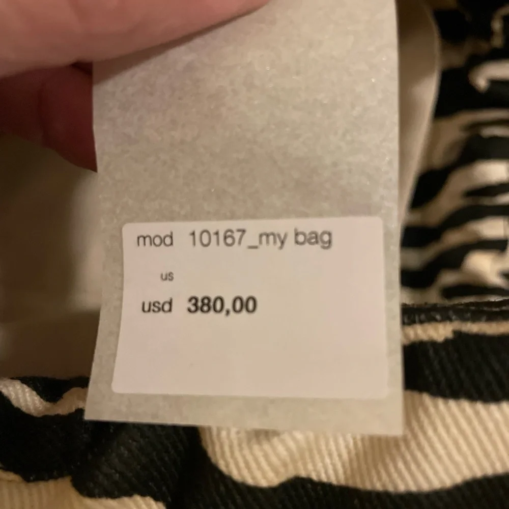 Forte cotton zebra tote